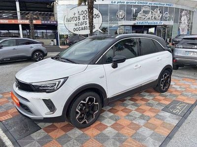Blanc toit noir Occasion 2021 Opel Crossland Ultimate SUV | 16 450 € (Prix juste)