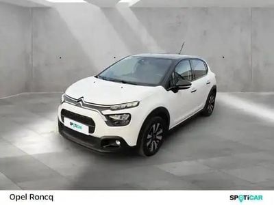 Blanc banquise (o) Occasion 2023 Citroën C3 PureTech Berline | 11 590 € (Bon prix)