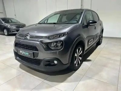 Gris platinium (m) noir onyx Occasion 2022 Citroën C3 PureTech Berline | 14 485 € (Prix assez cher)