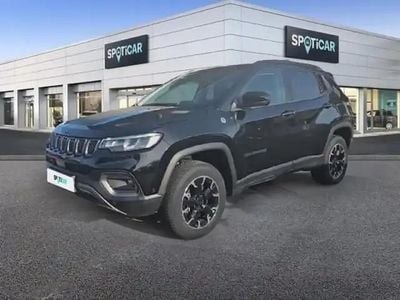 Solid black Occasion 2023 Jeep Compass Trailhawk SUV | 22 990 € (Bon prix)