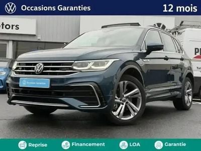 Nightshade blue métallisée Occasion 2023 VW Tiguan R-line SUV | 33 489 € (Bon prix)