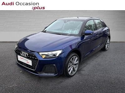 Nouvelle Audi A1 Sportback Design 95 ch (69 kW) 2026 Bleu navarre métallisé noir mythe métallisé Citadine