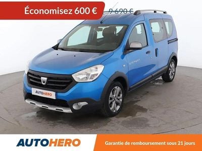 Bleu Occasion 2015 Dacia Dokker Stepway Monospace | 9 090 € (Prix juste)