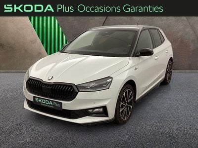 Blanc lune métallisé Occasion 2025 Skoda Fabia Monte Carlo Berline | 23 490 € (Prix assez cher)
