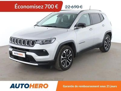 Gris Occasion 2021 Jeep Compass Limited SUV | 21 990 € (Prix juste)