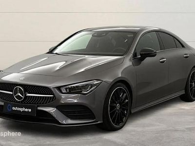 Gris Occasion 2019 Mercedes CLA180 AMG line Berline | 26 499 € (Prix assez cher)