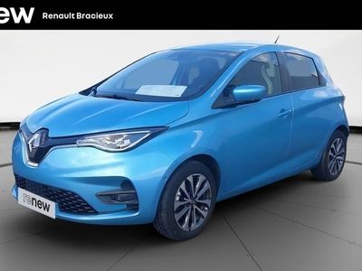 Bleu Occasion 2021 Renault Zoe Intens Citadine | 14 990 € (Prix assez cher)