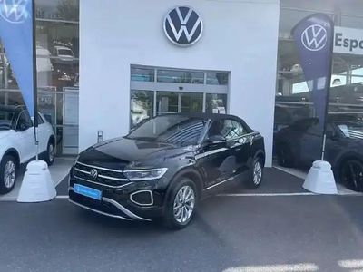Noir intense nacre / capote noire Occasion 2025 VW T-Roc Cabriolet Cabriolet | 41 990 € (Prix assez cher)