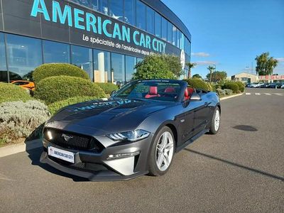 Gris Occasion 2018 Ford Mustang GT Cabriolet | 51 990 € (Prix assez cher)
