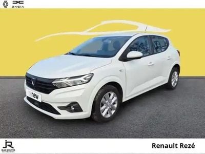 Blanc Occasion 2022 Dacia Sandero Comfort Berline | 12 490 € (Bon prix)