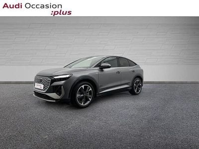 Gris typhon métallisé Occasion 2025 Audi Q4 Sportback e-tron S-Line SUV | 56 990 € (Prix juste)