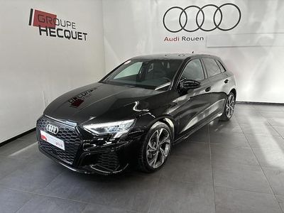 Noir mythe métallisé Occasion 2023 Audi A3 Sportback e-tron S-Line Citadine | 35 590 € (Prix assez cher)