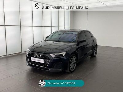Occasion Audi A1 Sportback Design 116 ch (85 kW) 2019 Bleu firmament métallisé Citadine