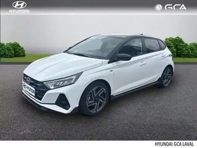 Occasion Hyundai i20 N Line 100 ch (73 kW) 2025 Atlas white/toit+rétros black Berline