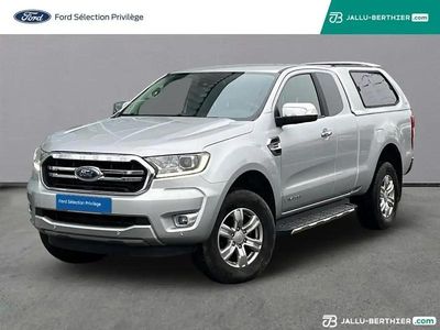 Gris lunaire Occasion 2021 Ford Ranger Limited Pick-up | 34 989 € (Prix juste)