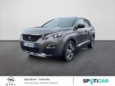 Gris platinium (m) Occasion 2020 Peugeot 3008 GT-line SUV | 18 990 € (Prix juste)