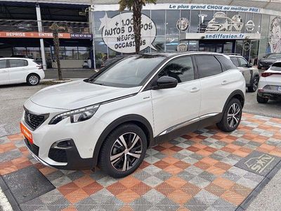 Blanc nacré/ tt noir Occasion 2020 Peugeot 3008 GT-line SUV | 17 390 € (Prix juste)