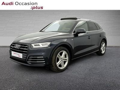 Occasion Audi Q5 S-Line 252 ch (185 kW) 2020 Bleu lunaire métallisé SUV