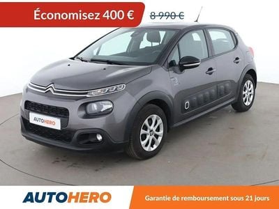 Gris Occasion 2019 Citroën C3 PureTech Citadine | 8 590 € (Bon prix)