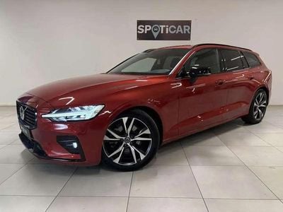 Rouge Occasion 2022 Volvo V60 R-Design Break | 29 000 € (Bon prix)