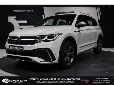 Blanc Occasion 2022 VW Tiguan Allspace R-line SUV | 34 980 € (Prix assez cher)