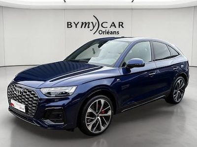 Bleu navarre métallisé Occasion 2024 Audi Q5 Sportback S-Line SUV | 55 877 € (Prix juste)