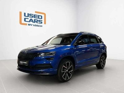 Bleu Occasion 2022 Skoda Karoq SportLine SUV | 26 990 € (Bon prix)
