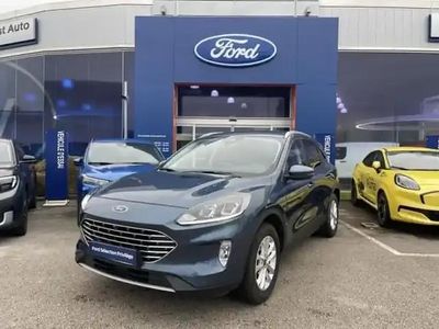 Bleu azur métallisée Occasion 2020 Ford Kuga Titanium SUV | 18 699 € (Prix juste)