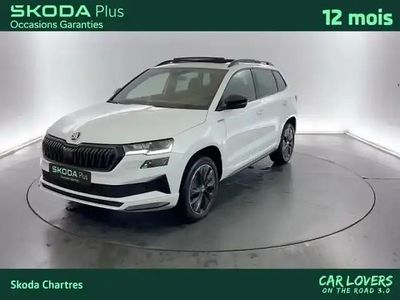 Blanc Occasion 2023 Skoda Karoq SUV | 30 870 € (Prix assez cher)