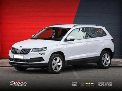 Blanc Occasion 2021 Skoda Karoq Business Line SUV | 18 990 € (Prix juste)