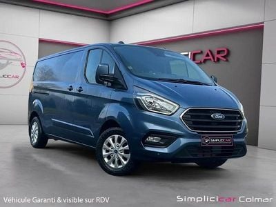 Occasion Ford Transit Custom Limited 131 ch (96 kW) 2021 Bleu Monospace