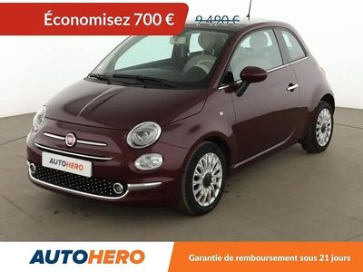 Occasion Fiat 500 Lounge 86 ch (63 kW) 2018 Mauve Citadine