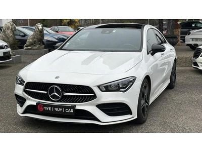 Blanc Occasion 2019 Mercedes CLA200 AMG line Berline | 28 290 € (Prix assez cher)