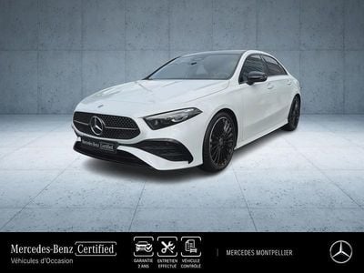 Noir Occasion 2024 Mercedes A180 AMG line Berline | 33 470 € (Prix assez cher)