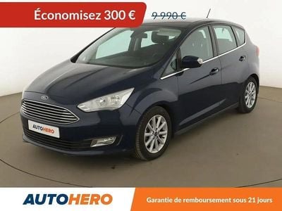 Bleu Occasion 2017 Ford C-MAX Titanium Monospace | 9 690 € (Prix juste)