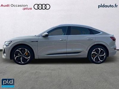 Occasion Audi e-tron Sportback S-Line 300 kW (408 ch) 2021 Beige siam métallisé SUV