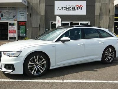 Blanc Occasion 2021 Audi A6 S-Line Break | 38 490 €