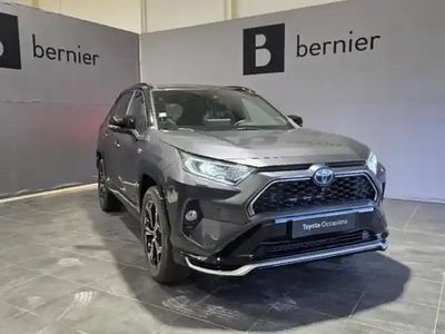 Gris atlas/toit noir attitude Occasion 2021 Toyota RAV4 Hybrid SUV | 38 480 € (Prix assez cher)