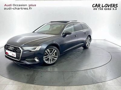 Bleu firmament métallisé Occasion 2024 Audi A6 Advanced Break | 47 890 € (Prix juste)