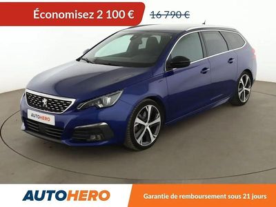 Bleu Occasion 2019 Peugeot 308 SW GT Break | 14 690 € (Bon prix)
