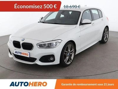 Blanc Occasion 2018 BMW 116 M Sport Citadine | 18 190 € (Prix assez cher)