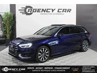 Bleu Occasion 2020 Audi A4 Break | 32 499 € (Prix assez cher)