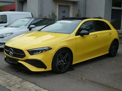Jaune Occasion 2023 Mercedes A180 AMG line Berline | 33 950 € (Prix cher)