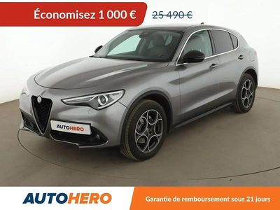 Gris Occasion 2018 Alfa Romeo Stelvio Super SUV | 24 490 € (Prix assez cher)