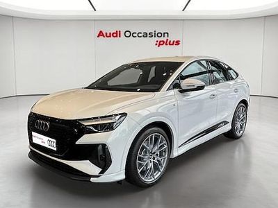 Nouvelle Audi Q4 Sportback e-tron S-Line 210 kW (286 ch) 2025 Blanc glacier métallisé SUV