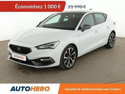 Occasion Seat Leon FR 150 ch (110 kW) 2021 Blanc Berline