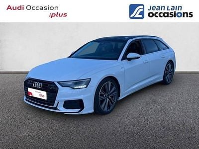 Occasion Audi A6 S-Line 265 ch (194 kW) 2023 Blanc glacier métallisé Break