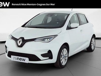 Blanc Occasion 2019 Renault Zoe Zen Citadine | 7 499 € (Bon prix)