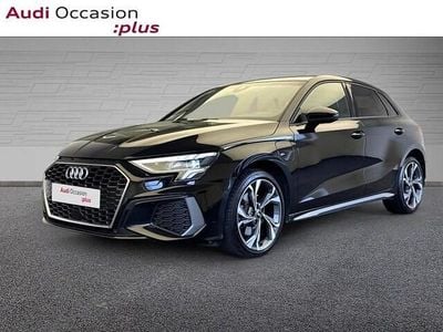 Noir mythe métallisé Occasion 2023 Audi A3 Sportback e-tron S-Line Citadine | 30 900 € (Bon prix)