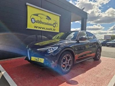 Noir Occasion 2018 Alfa Romeo Stelvio SUV | 28 490 € (Prix cher)